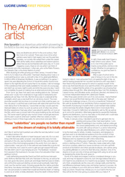 Lucire Magazine -American Artist, Pete Sprankle 